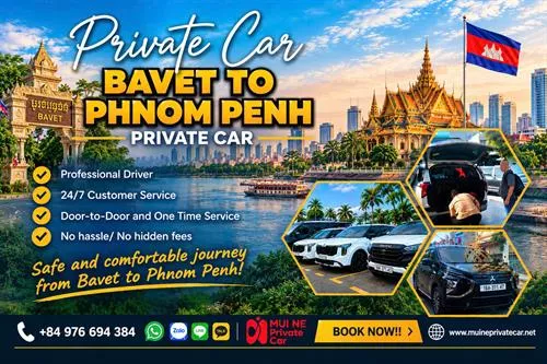 Bavet to Phnom Penh Private Car Transfer